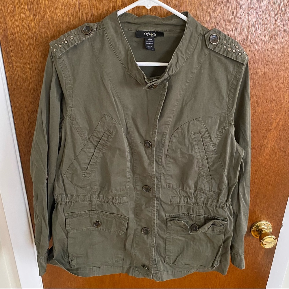 Women’s Army Green Lightweight Jacket